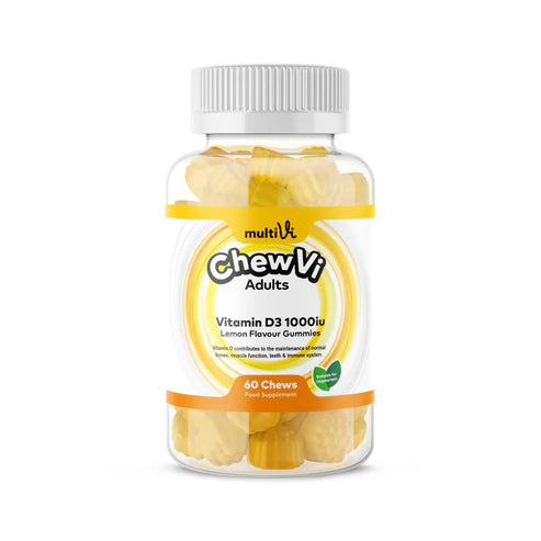 MultiVi – Vitamin D3 1000 IU – 60 Chewable Gummies