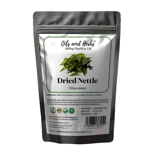 Oils & Herbs - Nettle Herb Cut Dried Powder - 100g Powder - The Wellness Store®
