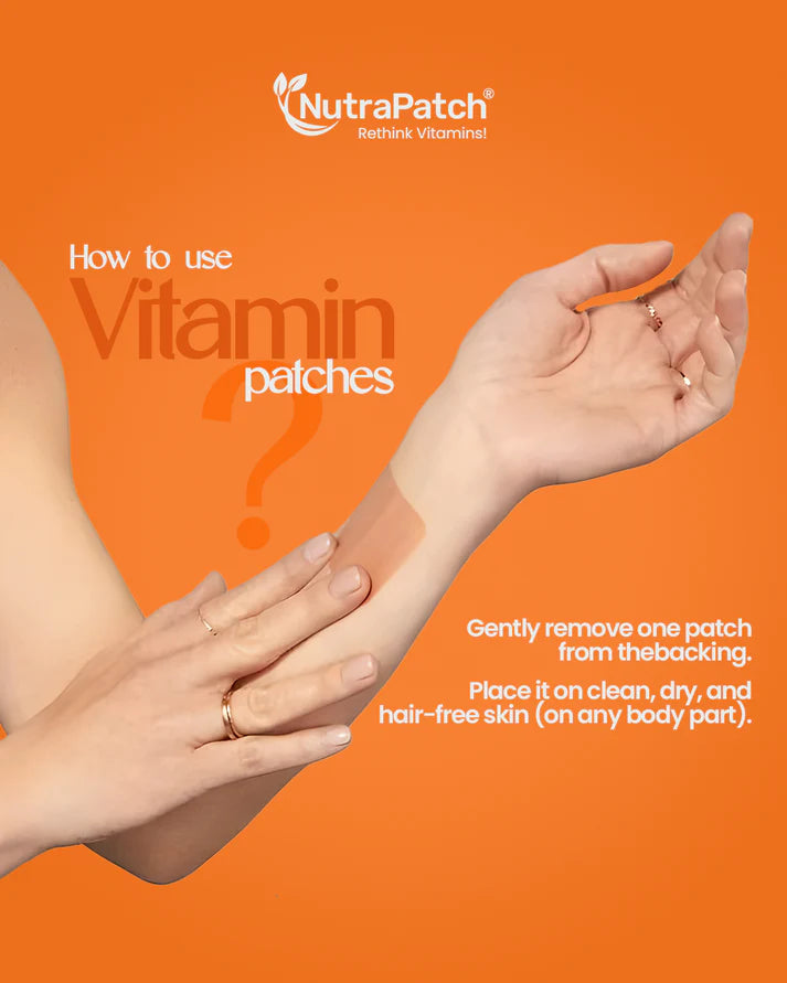 NutraPatch - Daily Vitamin Patch with B Vitamins - 12 Patches