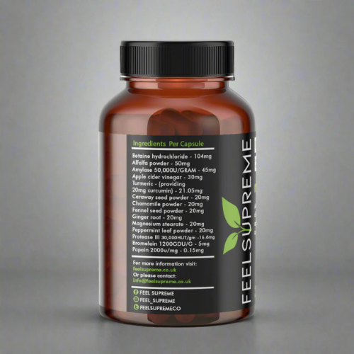 Feel Supreme - Digestive Enzymes Natural Blend - 60 Capsules