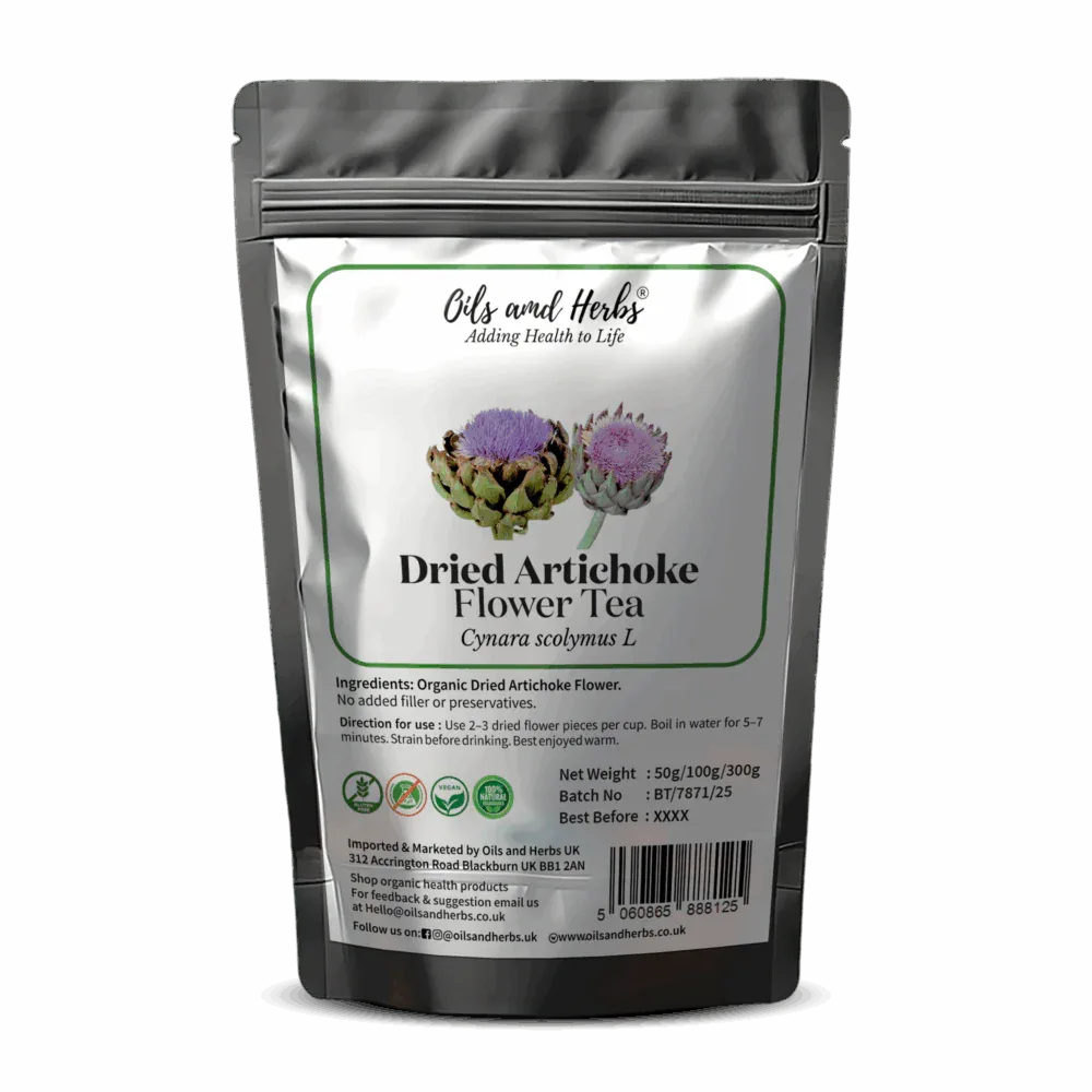 Oils & Herbs – Dried Artichoke Flower Tea – Pure & Natural Herbal Infusion - The Wellness Store®