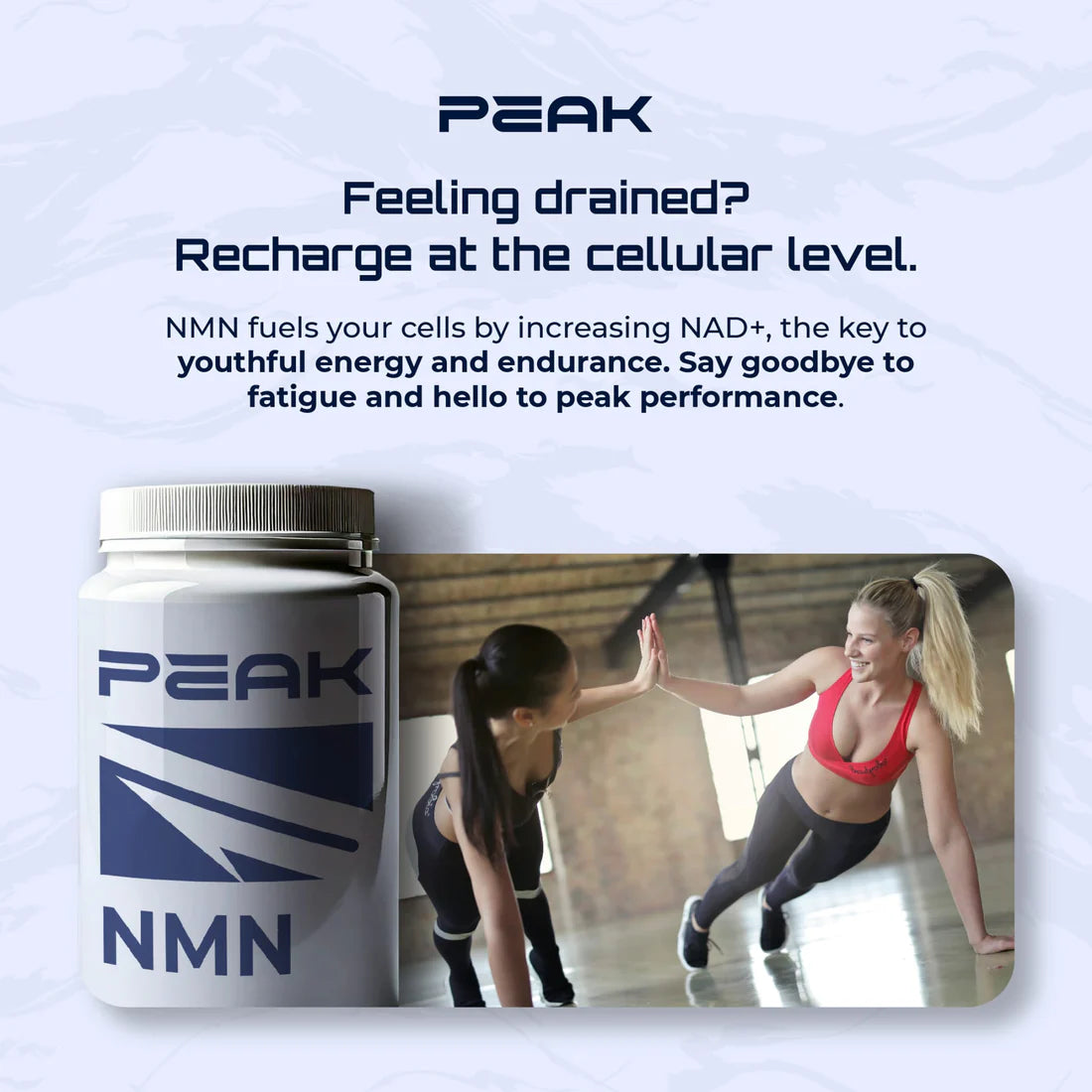 Peak State - Pure NMN Capsules 500mg - 60 Capsules
