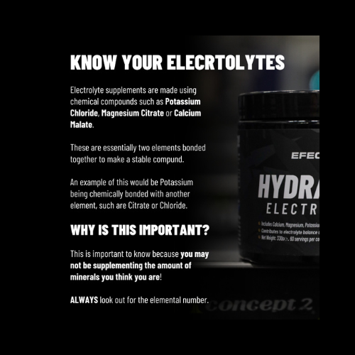 Efectiv Nutrition - Hydration Electrolytes - 330g Powder (Vegan)