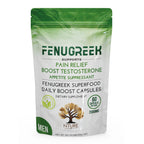 Nture - Organic Fenugreek Capsules for Men 500mg - 60 Vegan Capsules
