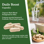 Nture - Organic Fenugreek Capsules for Men 500mg - 60 Vegan Capsules