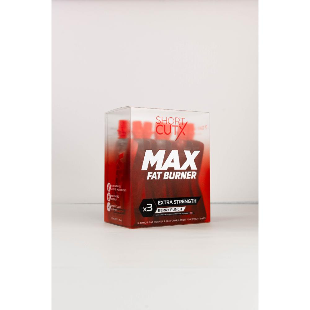 ShortCutX - Max Fat Burner Berry Punch - 7 Sachets x 50ml