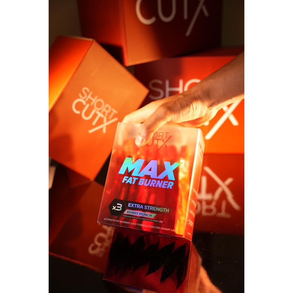 ShortCutX - Max Fat Burner Berry Punch - 7 Sachets x 50ml
