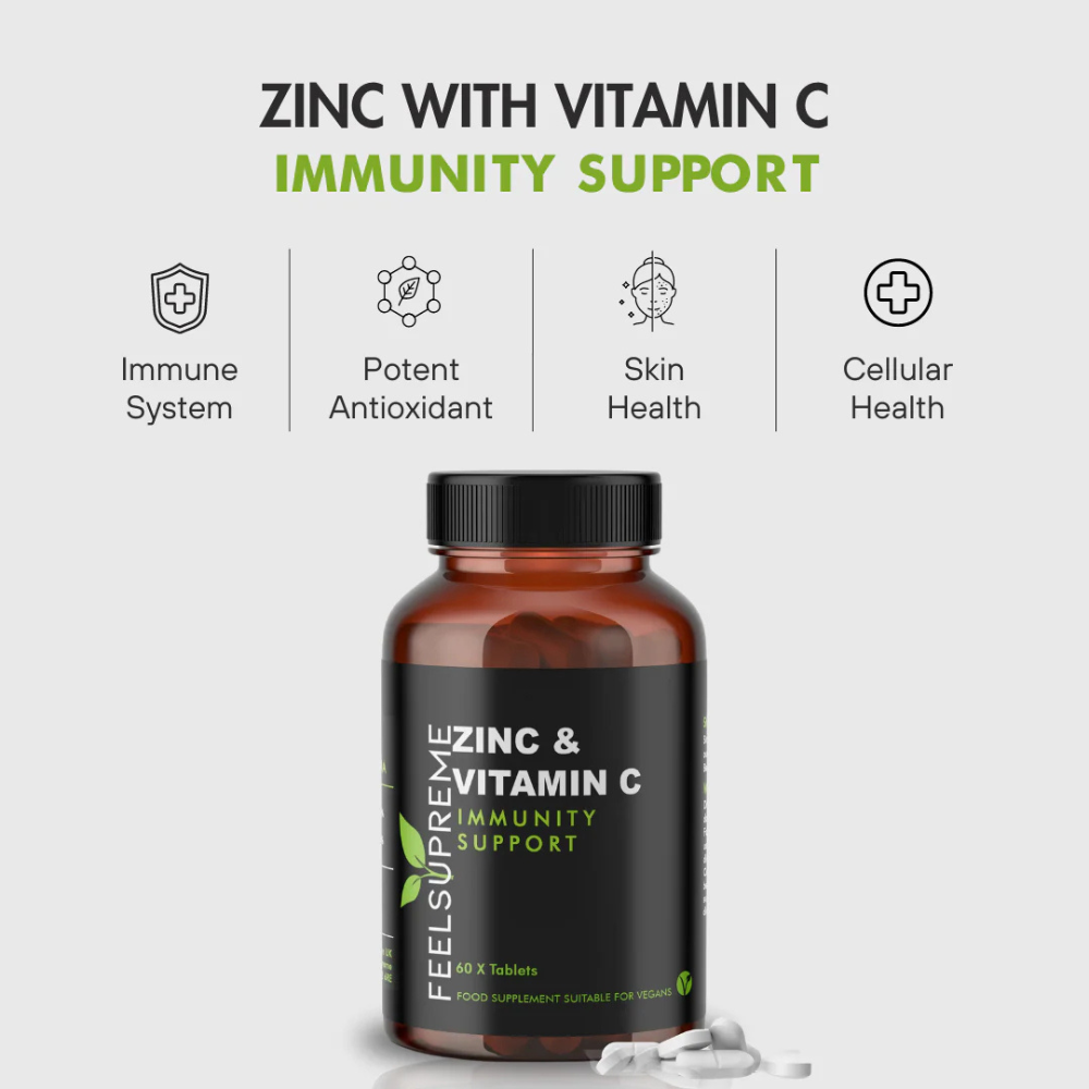 Feel Supreme - Zinc with Vitamin C - 60 Capsules