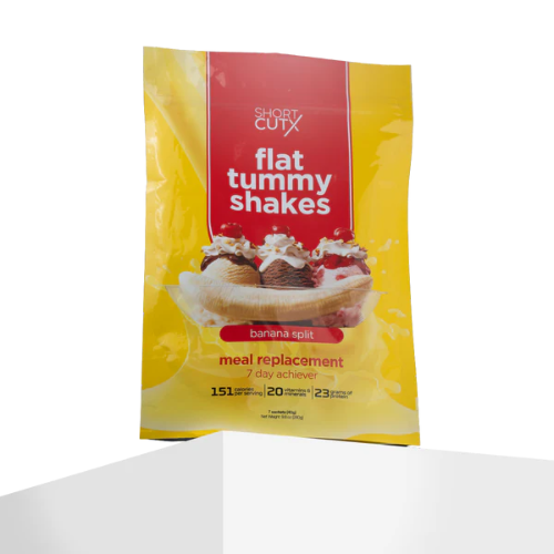 ShortCutX - Flat Tummy Shakes: Banana Split - 7 Sachets x 40g