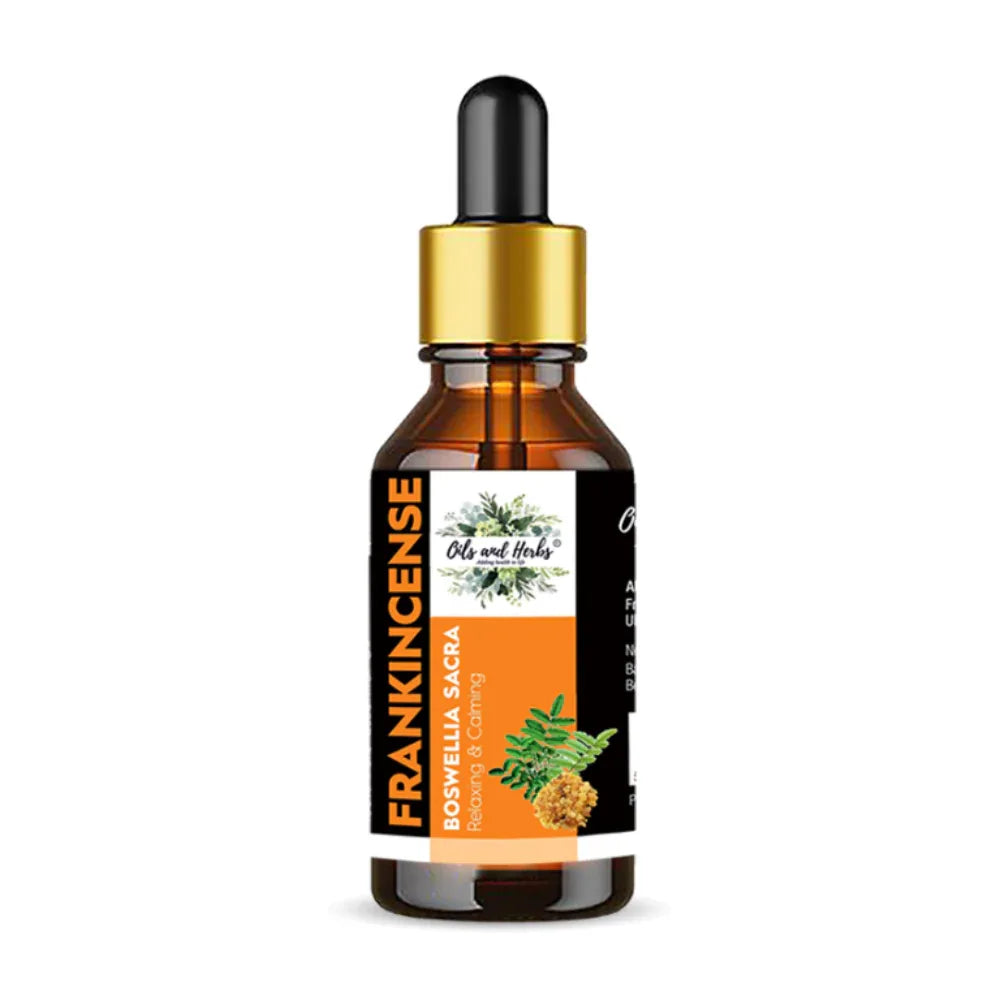 Oils & Herbs – Frankincense Essential Oil 100% Pure & Natural - The Wellness Store®