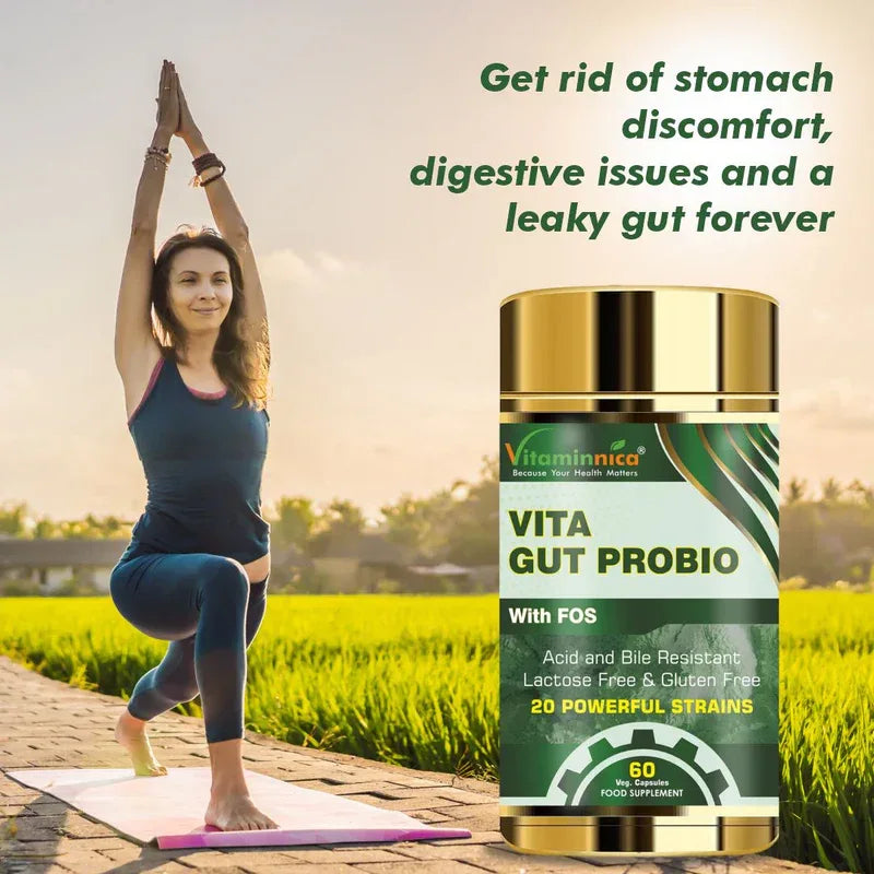 Vitaminnica Vita Gut Probio- 60 Capsules - The Wellness Store®