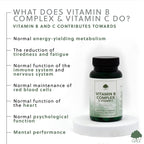 G&G Vitamins - Vitamin B Complex & Vitamin C - 60 Vegan Capsules