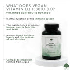 G&G Vitamins - Vitamin D3 1000iu - 120 Vegan Capsules