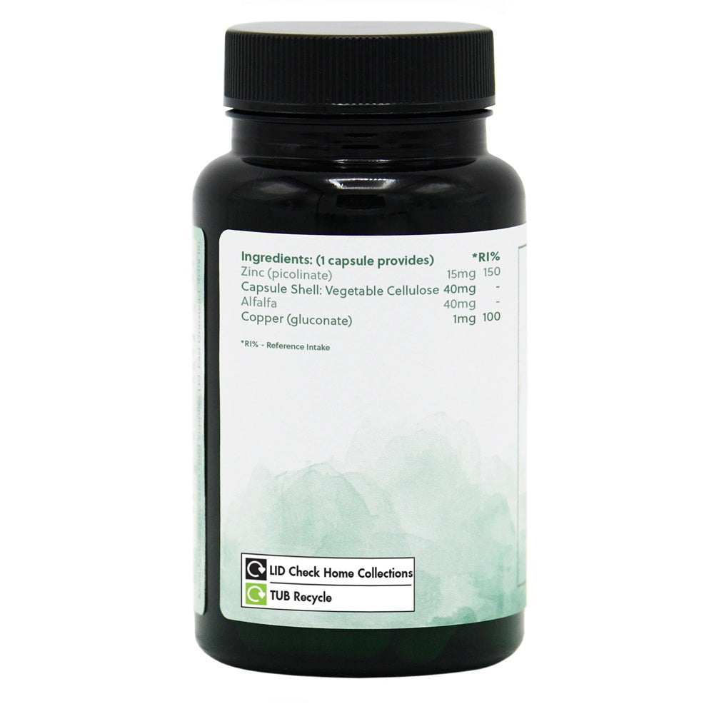 G&G Vitamins - Zinc & Copper Complex - 60 Vegan Capsules
