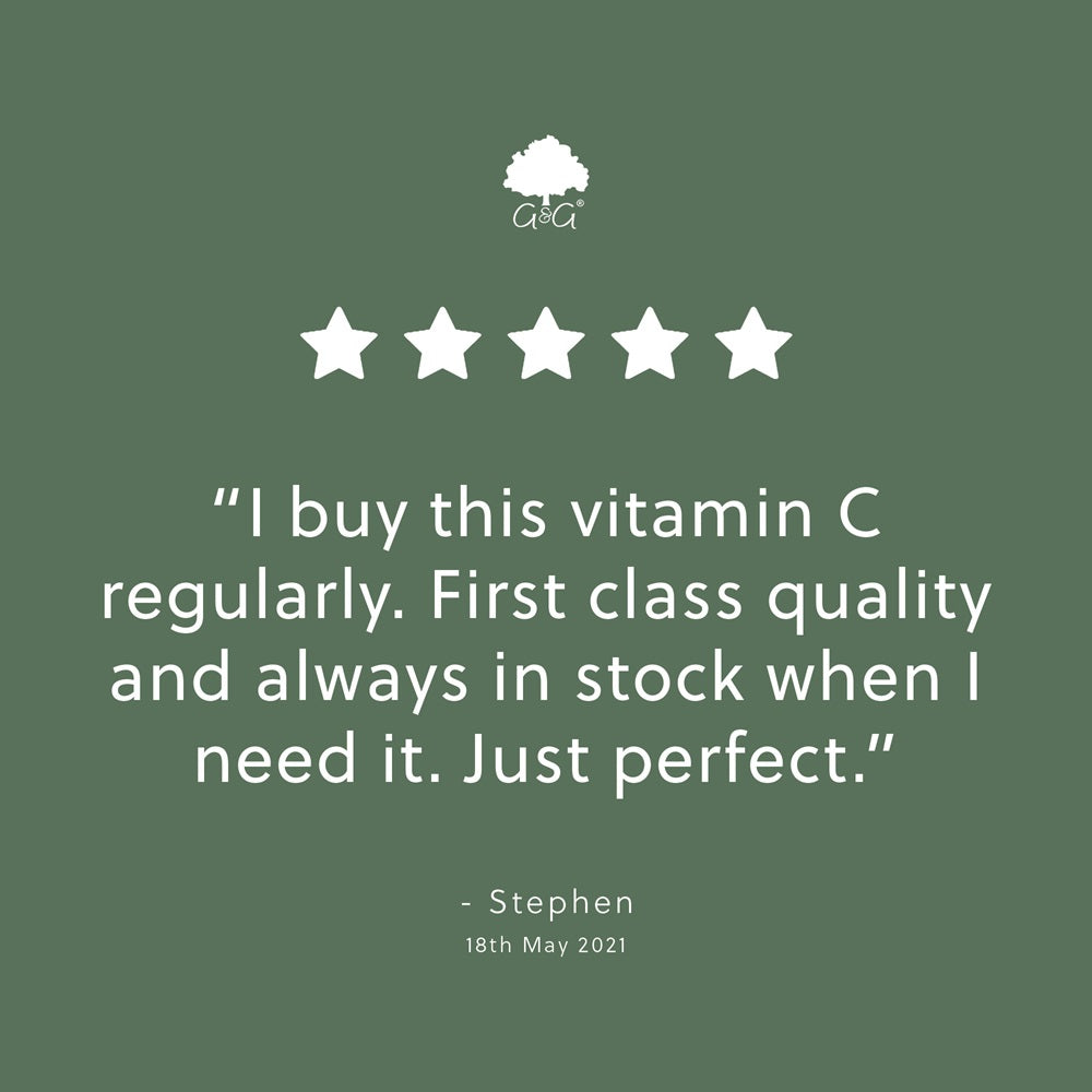 G&G Vitamins - Vitamin C Complex 1000mg - 120 Vegan Capsules