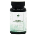 G&G Vitamins - Organic Ginger Root 400mg - 60 Vegan Capsules