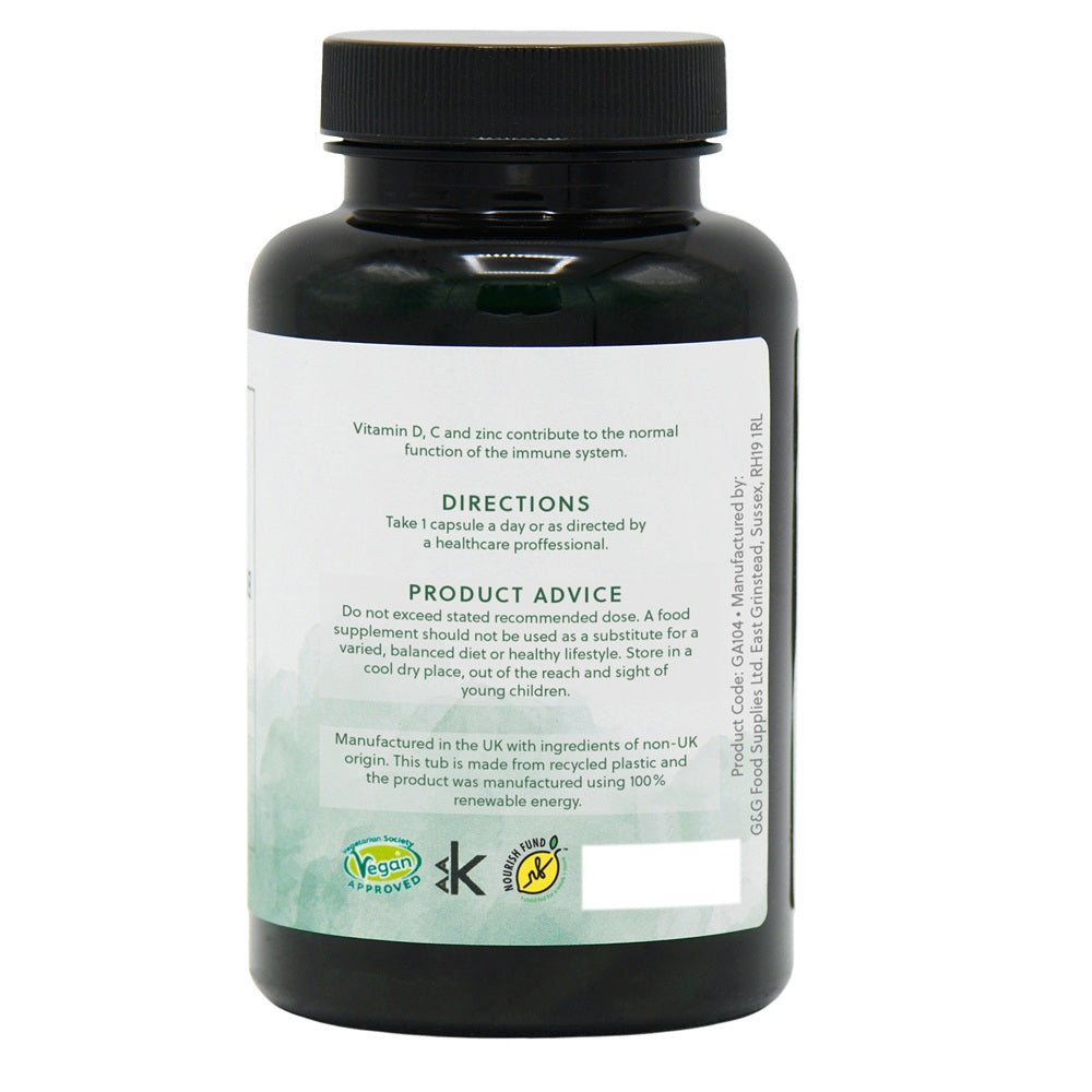 G&G Vitamins - D3, Zinc & C - 90 Capsules