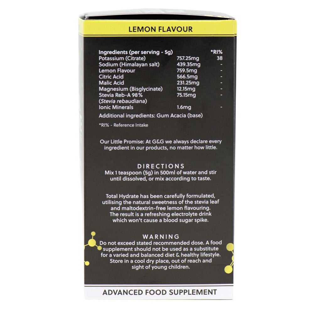 G&G Vitamins - Total Hydrate Electrolyte Drink Mix - 150g Powder
