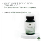 G&G Vitamins - Folic Acid (Folate) 400µg - 120 Vegan Capsules