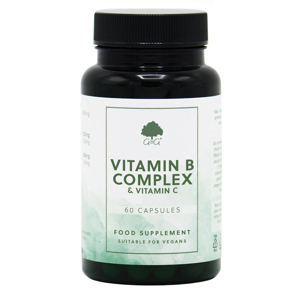 G&G Vitamins - Vitamin B Complex & Vitamin C - 60 Vegan Capsules