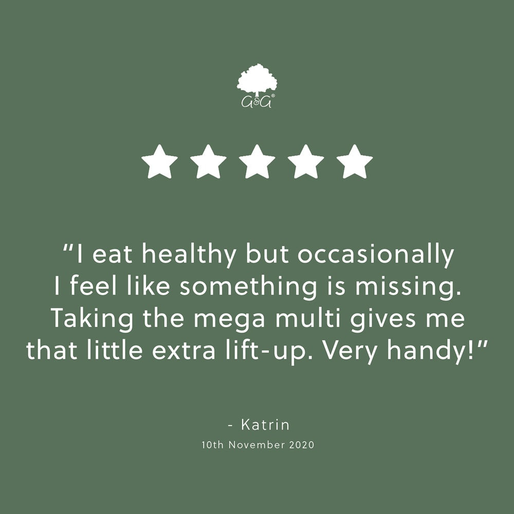 G&G Vitamins – Mega Multi – 90 Vegan Capsules