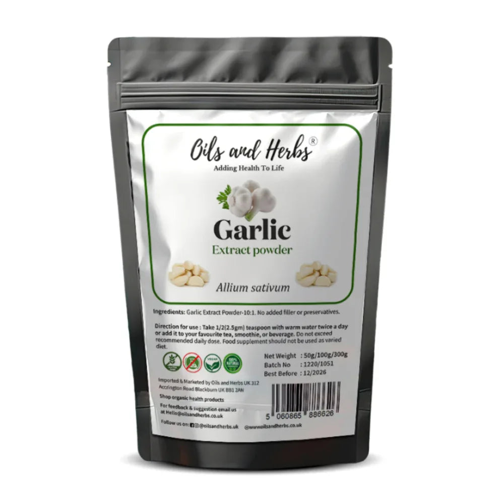 Oils & Herbs – Garlic Extract Powder 10:1 – Concentrated Botanical Ingredient - The Wellness Store®