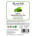 Oils & Herbs – Natural Green Tea Extract Powder 10:1 – 40% Polyphenols - The Wellness Store®