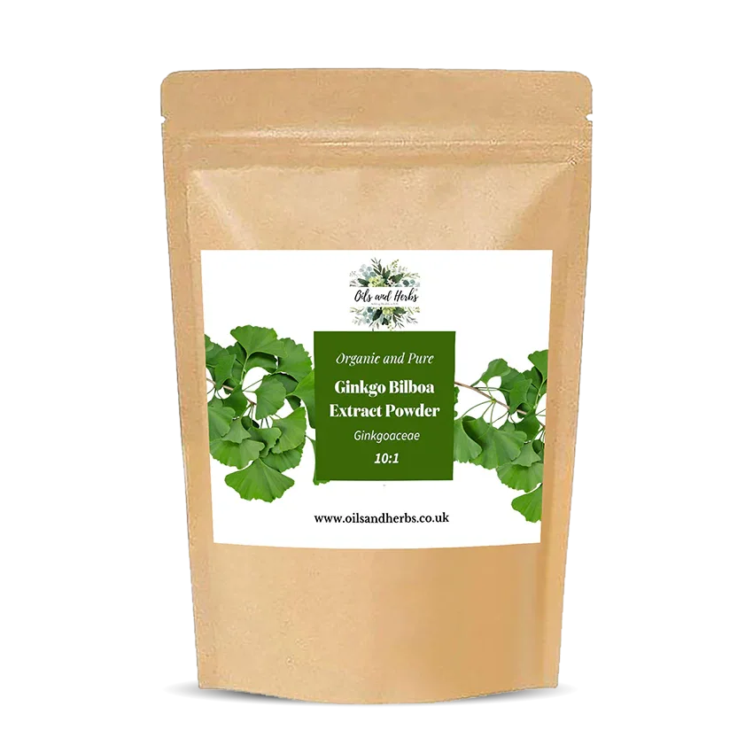 Oils & Herbs – Organic Ginkgo Biloba Extract Powder 10:1 - The Wellness Store®