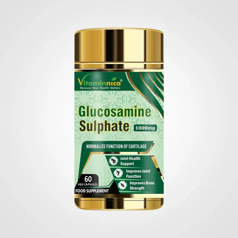 Vitaminnica Glucosamine Sulphate- 60 Capsules - The Wellness Store®