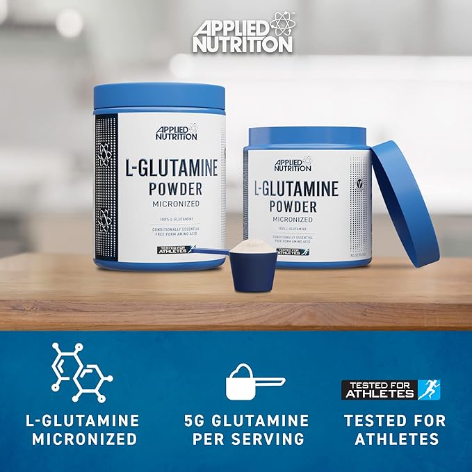 Applied Nutrition - L Glutamine Powder - 250g (50 Servings)