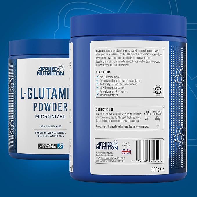 Applied Nutrition - L Glutamine Powder - 250g (50 Servings)