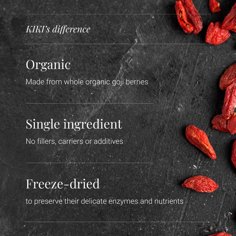 KIKI HEALTH - Goji Berry Powder, Organic - 70g