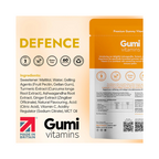 Gumi Vitamins - Defence – Ashwagandha, Turmeric & Ginger Gummies - 30 Servings (60 Gummies)