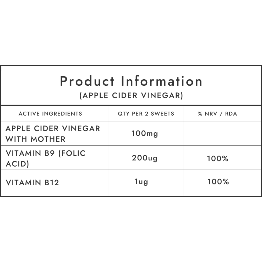 Gumi Vitamins - Detox - Apple Cider Vinegar 300g - 30 Servings (60 Gummies)