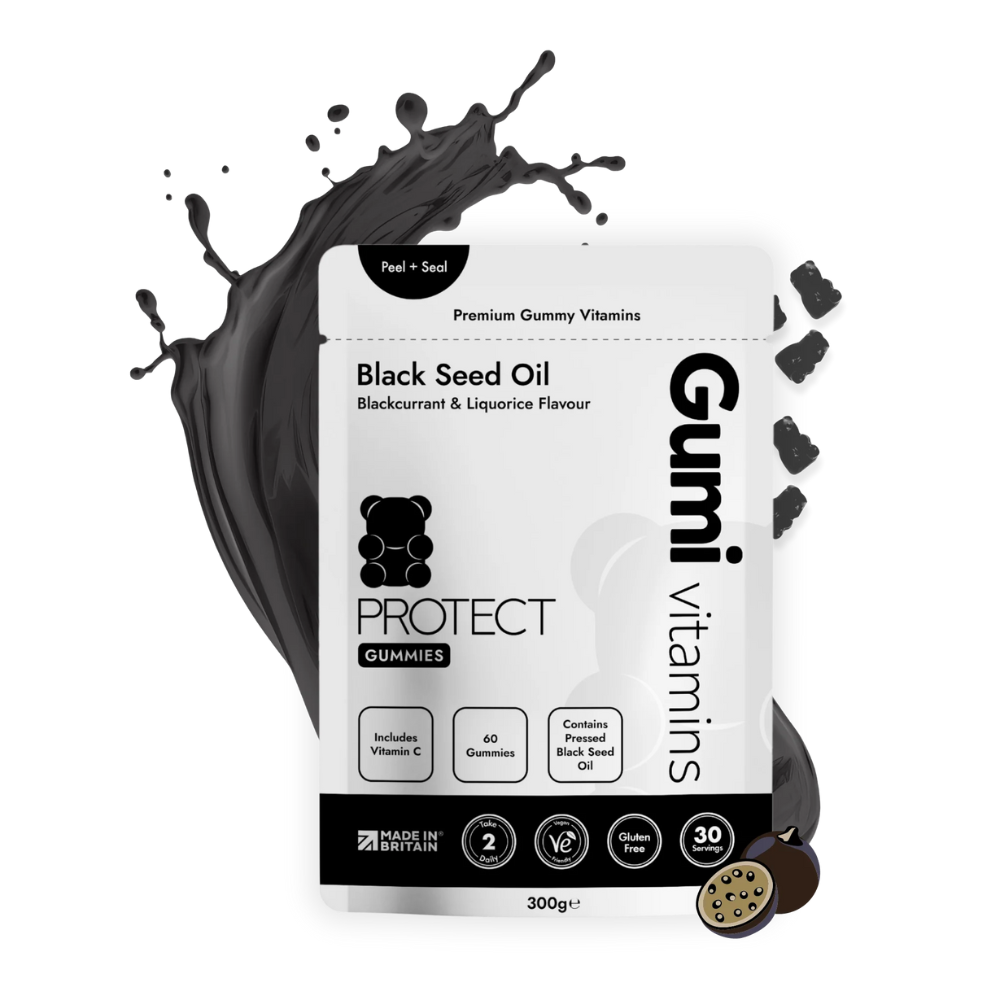 Gumi Vitamins - Heal - Black Seed Oil Gummies 300g- 30 Servings (60 Gummies)