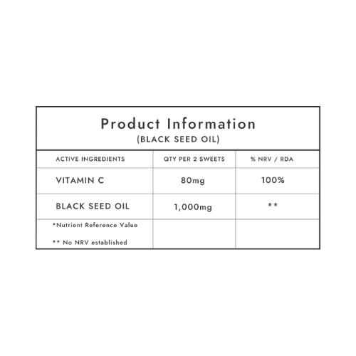 Gumi Vitamins - Heal - Black Seed Oil Gummies- 30 Servings (60 Gummies)