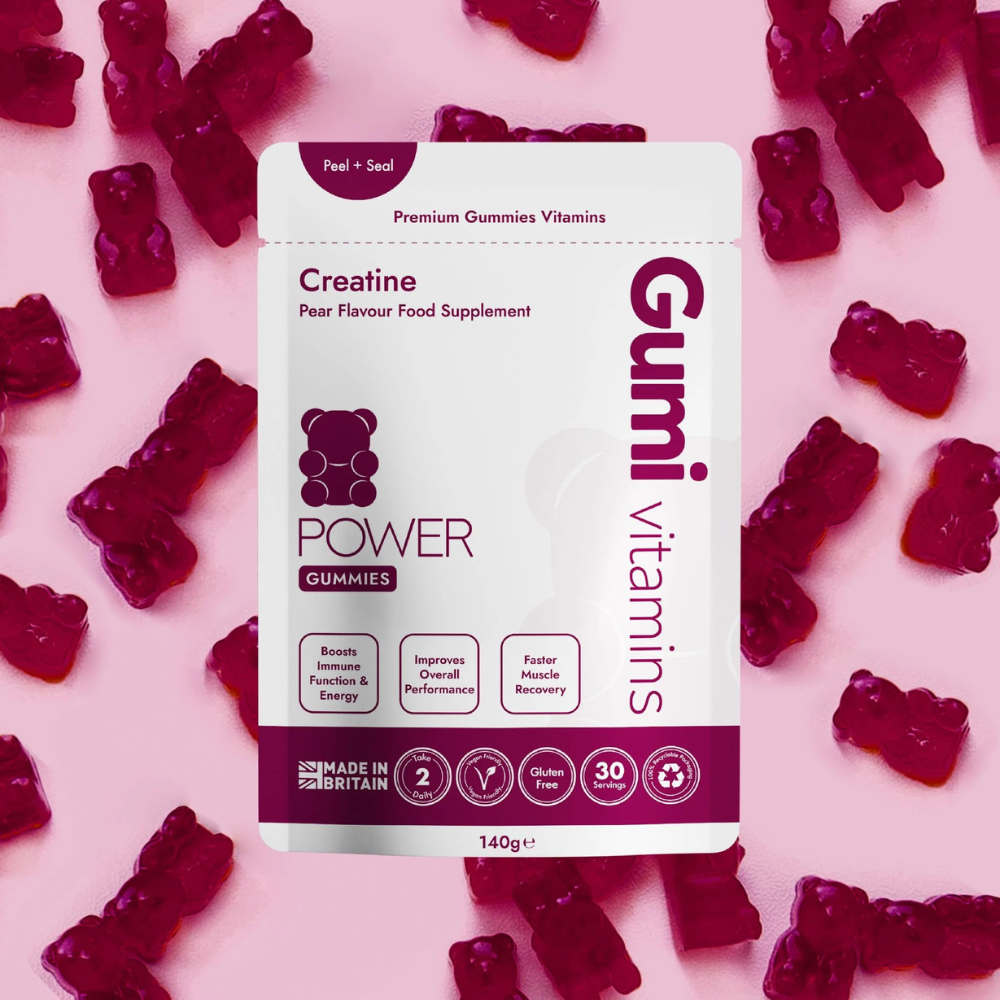 Gumi Vitamins - Power Creatine Gummies 300g - 30 Servings (60 Gummies)