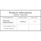 Gumi Vitamins - Power Creatine Gummies 300g - 30 Servings (60 Gummies)