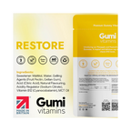 Gumi Vitamins - Restore - Vitamin B12 Gummies - 30 Servings (60 Gummies)
