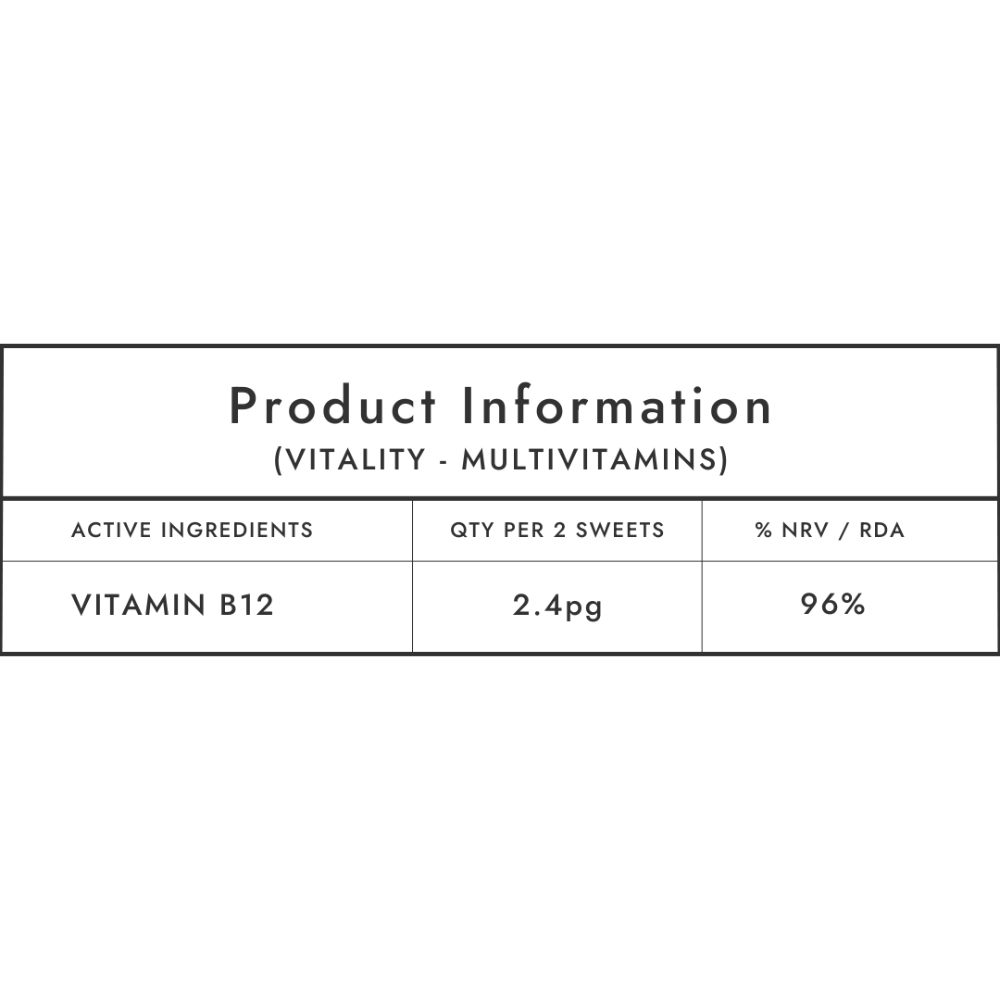 Gumi Vitamins - Vitality - Complete Multivitamin Formula 300g - 30 Servings (60 Gummies)