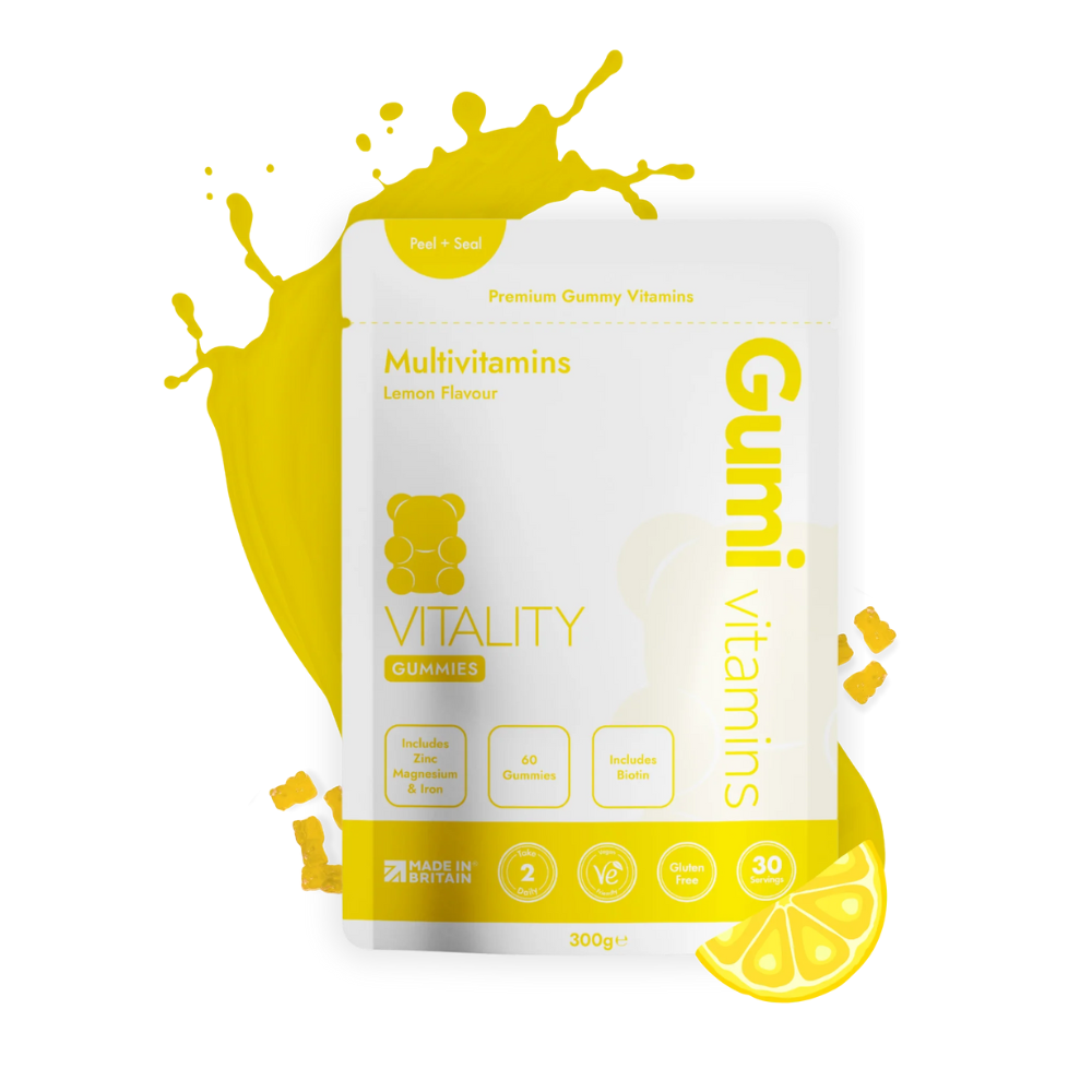 Gumi Vitamins - Vitality - Complete Multivitamin Formula 300g - 30 Servings (60 Gummies)
