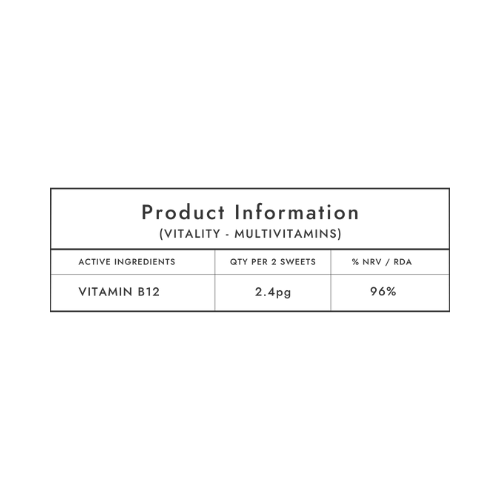 Gumi Vitamins - Vitality - Complete Multivitamin Formula - 30 Servings (60 Gummies)
