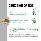 Oils & Herbs - 100% Organic Maca Root Extract Powder - 50g Powder