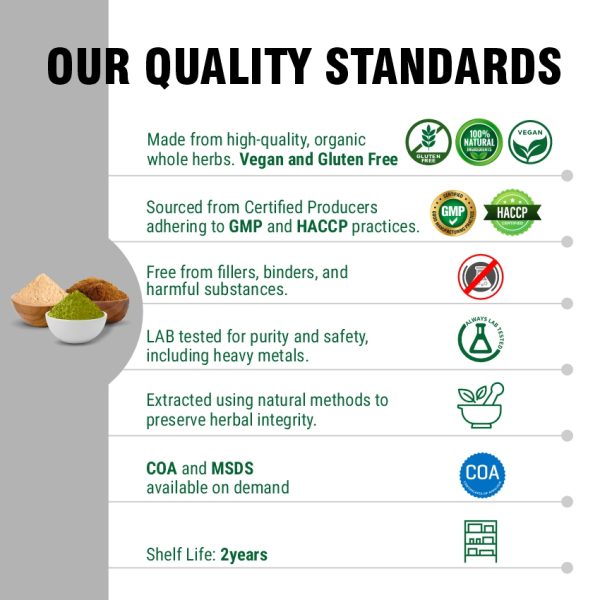 Oils & Herbs - 100% Organic Maca Root Extract Powder - 50g Powder
