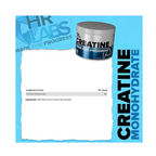 HR Labs - Creatine 100% Micronised Creatine Monohydrate - 250g