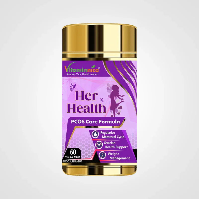Vitaminnica Her Health PCOS Care- 60 Capsules - The Wellness Store®