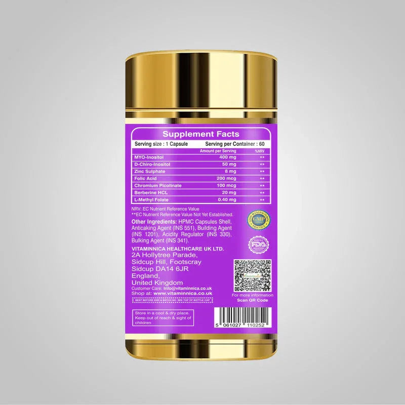 Vitaminnica Her Health PCOS Care- 60 Capsules - The Wellness Store®