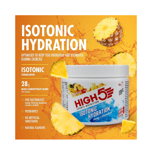 High5 - Isotonic Hydration Electrolyte + Carb Drink - 300g Tropical (Vegan)