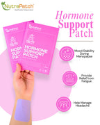 NutraPatch - Hormone Support Patch with Herbal Extracts & B Vitamins - 12 Patches