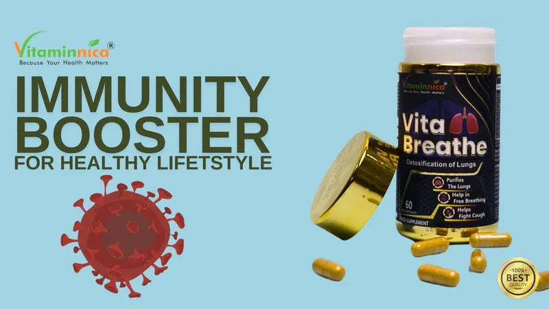 Vitaminnica Vita Breathe: Most Recommended For Lungs Support -60 Capsules - The Wellness Store®